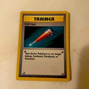 1995 Full heal trainer rare card
